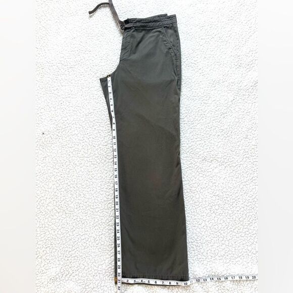 VTG Y2K GAP Women’s Wide Leg Olive Drawstring Waist Casual Pants SZ 8 - Picture 6 of 9